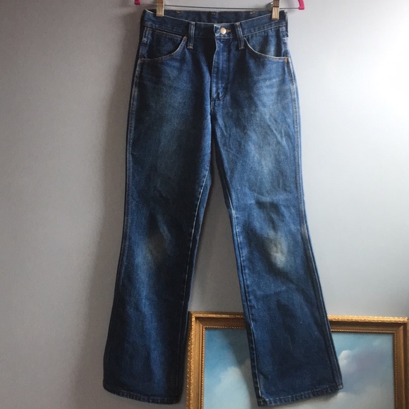 Wrangler Denim - Vintage 70’s/80’s Wrangler jeans - marked 29x30